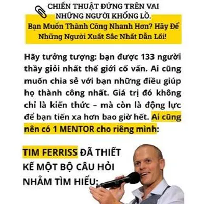 Lời Khuyên Từ Những Nhà Cố Vấn Hàng Đầu Thế Giới — ảnh 5